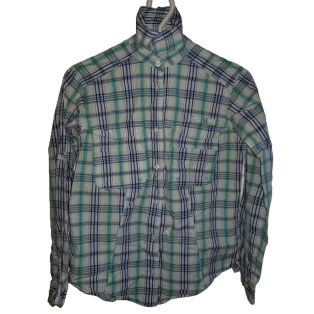 Columbia OmniShade Mulitcolour Long Sleeve Button Up Size XS